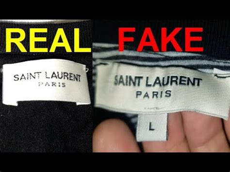 ysl shirt damen fake|real vs fake st laurent shirts.